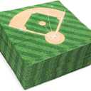 BLUE PANDA - Baseball Party Napkins, Sports Birthday (6.5 x 6.5 In, 100 Pack) - Baseball Party Decorations