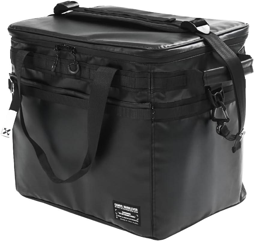 Extra Large Soft Sided Cooler Bag | 48 Can Collapsible Ice Chest with 72H Ice Retention | Leakproof Insulated Portable Cooler for Camping, Beach, Road Trips, Grocery Shopping