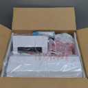 Humidifiers for Bedroom - GloryAir 2.38Gal/9L Top Fill Cool Mist Humidifier for Large Room 500ft 120H Last with Auto Mode 7-Color Light Humidistat Aroma Box Quiet Humidifiers for Plants Baby & Adults (White)