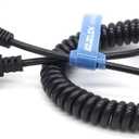 Anton Bauer Power Tap D-Tap to 12V DC2.5 Right Angle Power Coiled Cable for KiPRO LCD Monitor (DC Coiled Cable)