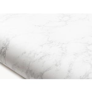 ROSEROSA Peel and Stick Matt Faux Marble Architectural Film Self-Adhesive Vinyl Film Wallpaper Door Wrap Counter Top Border Mirror Molding Trim SM744