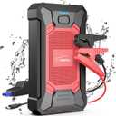 YABER Car Battery Jump Starter 4000A Portable Car Jump Starter Pack (7.0L Gas/5.5L Diesel) 12V Jump Box Battery Jumper Starter Portable with Smart Safety Jumper Cables, LED Flashlight, Compact