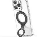 Syncwire Magnetic Phone Ring Holder for MagSafe [Ultra-Thin] Cell Phone Grip Holder Magnet Ring Stand Compatible with iPhone 16 15 14 13 12 11 series-Black