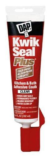 Dap 18546 5.5 Oz Kwik Seal Plus Kitchen & Bath Adhesive Caulk w/Micro