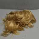 Sallcks Mens Blonde Short Fluffy Layered Wig Natural Synthetic Halloween Cosplay Hair Wig for Male Guy