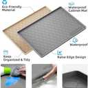 Winisok Silicone Under Sink Mat 34" x 22", Kitchen Essentials and Gadgets, Shelf Liner and Cabinet Protector, Home Organizers and Storage, Waterproof Bathroom Tray