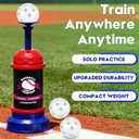 Baseball Training Tee Ball Popper,Pop Up Baseball Trainer,Hitting Tee for Perfect Swings,Batting Machine for Practicing Hitting Without a Pitcher