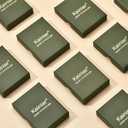 Kainier Gold Beaded Bracelets for Women 2Pairs 14K Gold Plated Stretch Bracelet Set Stackable Tarnish Dainty Natural Stone Bead Bracelets Gift (Aquamarine)