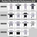 Uniflasy Grill Parts for Charbroil Performance 2-Burner 463630021 463655021 463655421 463655621,for Charbroil 4-Burner 463365021 463448021 Grill Burner Tube Heat Plates Shield Crossover Tube Igniter