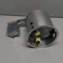 DESIGNERS FOUNTAIN LED Recessed Ceiling Light Housing, 6 Inch IC Rated Shallow Remodel Can Housing for Recessed Lights with Hanger Bar, Silver Trim, EVR6LICRAT