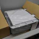 PetSafe ScoopFree Crystal Smart Automatic Litter Box - Uncovered Motion-Sensing Cat Box with Integrated Health Counter & App - Includes 1 Disposable Crystal Litter Tray