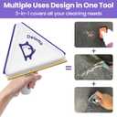 Multi-Use Pet Hair Removal Tool: DELOMO Handheld Fur Rake Scraper  Metal Side for Deep Cleaning on Carpets, Rugs & Car Mats, and Rubber Side for Gentle Cleaning on Couches  Ideal for Pet Homes