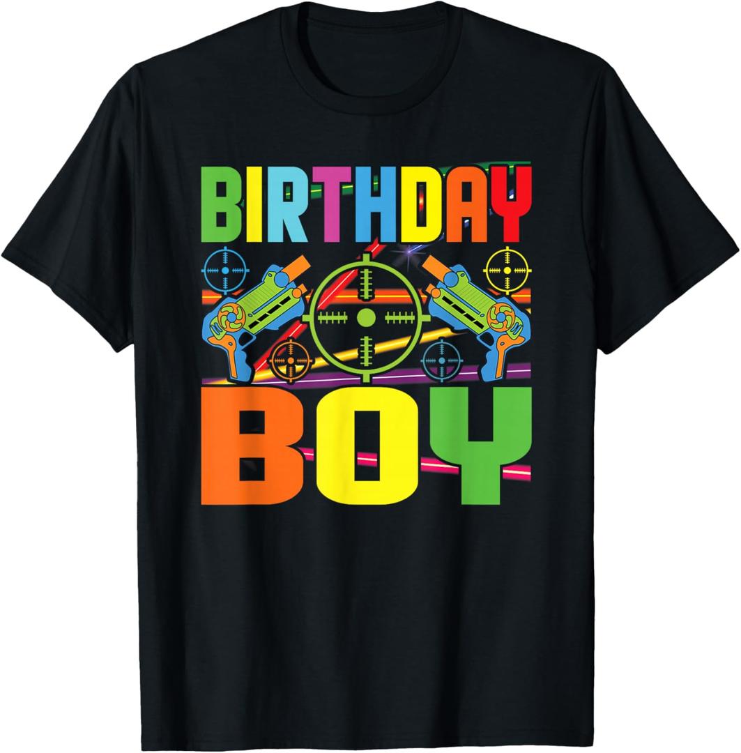 Birthday Boy Laser Tag T-Shirt, Size S
