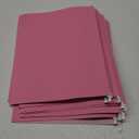 SUNEE 25 Pack Hanging File Folders, Pink Folders, Hanging File Folders Letter Size with 1/5-cut Tabs, Stay Organized for Your Home and Office Bulk File and Documents