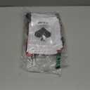 SilTriangle 24 Pcs Casino Party Favor Gift Bags Casino Theme Party Decorations with Drawstring Las Vegas Satin Goody Treat Poker Bags for Birthday Game Night Decoration(Black White Red)