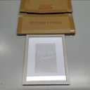 An&He 8x10 Picture Frame, Wooden Photo Frame with Tempered Glass for Home Decoration Gray Wood