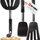 DI ORO - Chef Series FLEX Silicone Spatula 600F Heat-Resistant Flexible Silicone Rubber Turner Spatulas (3-Piece Set)