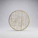 20in. Golf Crosshair Round Metal Decor