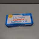 20 Pack Magnetic Cabinet Locks Baby Proofing - Vmaisi Children Proof Cupboard Drawers Latches - Adhesive Easy Installation (Standard)