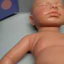 Realistic Reborn Baby Doll, 17.5 Inch Silicone Baby