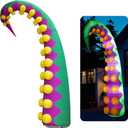 TrendBox Inflatable 14.7 Foot Giant Octopus Tentacles with Blower and Light String, Used for Halloween Party Decoration and Advertising - Mold B