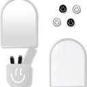 6 x KEYDUACU 10 pcs - Locker Accessories, Locker Decorations Including Mirrors, whiteboards, Magnets and organizing Supplies. Ideal for Back-to-School Essentials and The Office (10 Pcs-Light Gray)