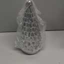 SHMILMH Silver Mercury Glass Christmas Tree, Small Tabletop Christmas Tree with Light, Battery Operated Mini Xmas Tree for Fireplace Bathroom Decor 10", Set of 2