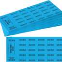 500 Pieces Auction Silent Ticket Basket Tickets Raffle Tickets Sheets Blue 4"9" for Chinese Door Prize Fundraiser Drink Carnival Penny Auction Events-500 Numbers