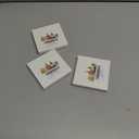 3 x Christmas Ornaments, Dodosky 2.8in Ceramic Butterfly Ornament, Xmas Decor, Christmas Tree Ornaments, Xmas Decorations for Tree, Holiday Ornament, Gifts for Butterfly Lovers, Gifts for Women, Mom