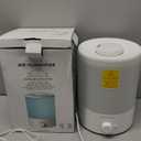 MegaWise Topfill 7-colour Night light humidifier for Kid bedroom with 3.5L Large Capacity, No leakage Design Fine Mist Output Auto Shutoff, Essential Oil Safe Tank