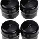 DVPARTS 4PCS 532104757 Rubber Wheel Axle Hub Caps for Husqvarna, Weed Eater, Poulan, Sears, Crafstman, Ryobi and Roper Lawn Mower, Lawn Tractor and Snow Blower 532175039, 104757X, 104757X428