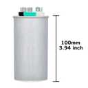 VEXUNGA 60/5 uF 60+5 MFD 370VAC or 440VAC Dual Run Start Round A/C Capacitor CBB65 CBB65B Air Conditioner Capacitors for AC Unit Fan Motor Start or Heat Pump or Condenser Straight Cool