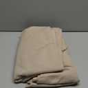 NICETOWN Linen Angora Curtains for Living Room, Grommet Privacy Assured Semi Sheer with Light Filtering Thick Flax Linen Drapes for Bedroom Porch/Patio, W55 x L108, 2 Panels