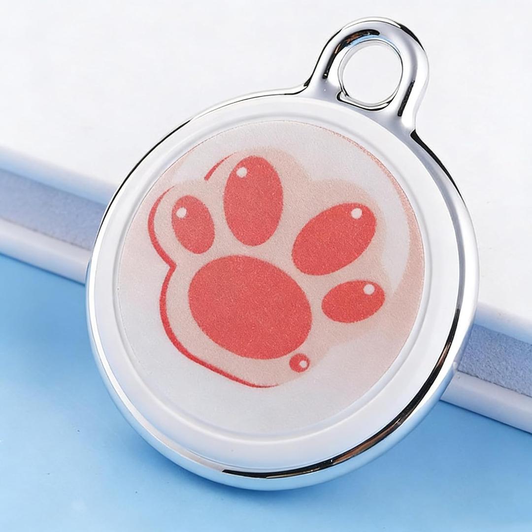 Universal Pet Tracker Smart Tracking Device Anti-Lost Collar for Dogs and Cats Long Battery Life Bluetooth Positioning Global Cross-Border Popular (Footprints)