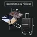 Samsonite Freeform Hardside Carry-On Luggage with Spinner Wheels - Hardshell Suitcase - TSA, Airline-Approved - Expandable Hard Shell, Smooth Rolling Wheels for Lightweight Travel - Mint Green