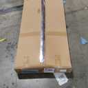 HAOARA Queen Size Platform Bed Frame with Velvet Upholstered Headboard, Queen Bed Frame with Strong Wood Slats, Box Spring Optional, Mattress Foundation, Easy Assembly Black