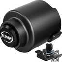 Trailer Lock Fits 2 5/16 Inch Couplers, Secures Safety Chains Anti-Theft Ball Hitch Lock, Pry-Resistant & Heavy-Duty Trailer Hitch Locks for RV | Cargo | Camper | Dump Trailer (Black)