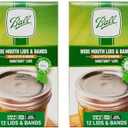 Ball Mason Jar Lids with Bands, Wide Mouth, 12 CT