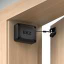 EKZ Retractable Automatic Door Closer – Fits Sliding Glass, Screen, Single & Double Doors – Strong 3.3 lb Spring Tension, Punch-Free Easy Install for Entry, Bathroom, Bedroom, Study (1 Pack)