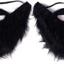 VIGUEUR Mustaches - 2PCS Costume Party Male Man Fake Beard Mustache Black