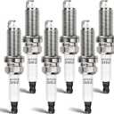 6PCS 12120032137 Double Iridium Spark Plug for BMW E70 E83 E90 E60 128i 330i 325i 530i 525i 530xi 525xi 325xi 330xi 328i 328xi 528i Z4 X3 X5 Replaces 1208 ILZFR6D11