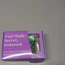 KooKaStyle Invisible Wire Hair Extensions with Transparent Wire Headband Adjustable Size 4 Secure Clips Long Wavy Synthetic Hairpiece 16 Inch COCOA# for Women