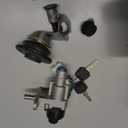 Ignition Switch Lock Cylinder with Key Kit, Ignition Starter Switch Replacement for GY6 49cc 50cc 60cc 72cc 80cc 125cc 150cc 139QMB Chinese Scooter Moped