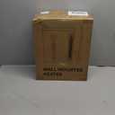 Wall Heater, Space Heater for Bedroom, 1500W PTC Fast Heating Electric Heaters for Indoor Use, 30 Oscillation, Adjustable Thermostat, 24H Timer, Remote Control, Desk or Wall Mounted Heater for Office (Regular-Standard)