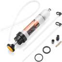 FOUR UNCLES 200cc Fluid Extractor & Fill Pump for Automotive Use - Oil Syringe with a 23" Hose & Two 12" Extension Tubes for Easy Oil Change