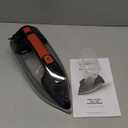 Sunbeam Professional 1700W Digital Steam Iron, 11-Heat Settings, Multi-Color LCD Display Screen, Precision Ironing, Horizontal or Vertical Shot of Steam, 8' Retractable Cord, Black and Red