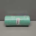 Lazy Cleaning Cloths, Disposable Microfiber Cloths, Reusable Dish Rags, Dry/Wet Use for Dishware, Countertops, Stove, Camping, RVs, Tearable Roll Design (55 Sheets, 9.45"x11.81",Green)