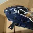 MACH PRO Series Catcher's Helmet | Baseball | NOCSAE Certified | Navy/White, Junior | 6 1/2" - 7"