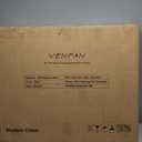 VENFAN 36"x30" Stainless Steel Backsplash for Stove & Range Hood - Range Backsplash with Shelf & Knife Rack, Kitchen Backsplash Wall Shield with Pre-Drilled Holes, Easy Install