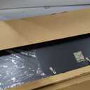 Homeforia 13.5x40 Black Picture Frame, High-End Metal, 10x30 Mat, Glass